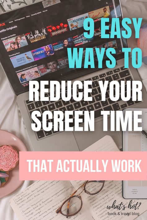 Want to know how to reduce screen time for adults? These tips for limiting screen time for adults will help you be more productive, get into a routine and have a social media detox. #whatshotblog #produtivitytips #phonedetox Phone Detox, Reduce Screen Time, Coldsore Remedies Quick, Screen Time Rules, Limiting Screen Time, Losing 40 Pounds, Skin Natural Remedies, Cold Sores Remedies, Detox Tips