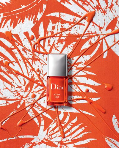 what is not to love? Aloha Nails, Dior Nail Polish, Dior Nails, Nails Orange, Donut Decorations, Cosmetics Photography, Beauty Products Photography, Orange You Glad, Dior Makeup