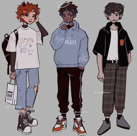 Outfit Ideas For Guys Drawing, Male Oc Outfits Casual, Guy Drawing Outfits, Guy Clothing Drawing, Male Art Outfits, Anime Guys Outfit Design, Cool Male Outfits Drawing, Outfit Drawing Reference Male, Male Casual Outfits Drawing