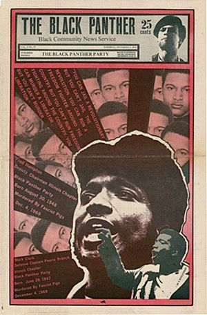 Fred Hampton  The Black Panther newspaper (December 5, 1970)  Artist: Emory Douglas Black Panther Poster, Emory Douglas, Black Panthers Movement, Black Power Movement, Fred Hampton, The Black Panther, Propaganda Art, Black Panther Party, Power To The People