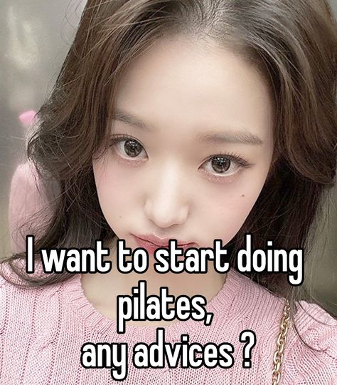 I want to start doing pilates, any advices? Losing Weight Whisper, Wonyoung Pilates Workout, Workout Whispers, Wonyoung Workout Routine, Wonyoung Workout, Wonyoung Pilates, Loose Weight Workout, Building Stamina, Kpop Workout