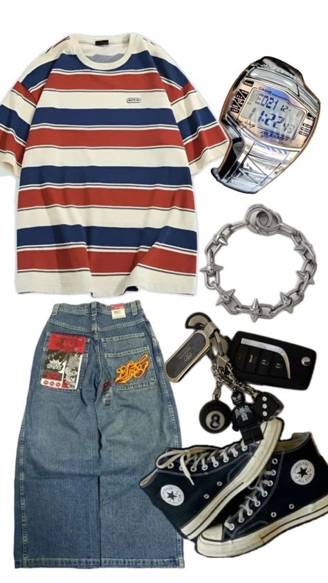 Ftm Outfits, Fashion Aesthetic Outfits, Aesthetic Outfits Y2k, Street Style Outfits Casual, Silly Clothes, Outfits Y2k, Funky Outfits, Outfit Inspo Casual, Tomboy Outfits