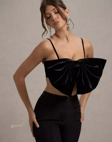 Bow Crop Tops, Velvet Style, Wedding Shoes Bride, Black Dress Prom, Black Tie Gala, Party Dress Long Sleeve, Bridesmaid Outfit, Christmas Party Dress, Black Sequin Dress