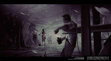 Arkane Studios, Dishonored 2, Comics Artist, Dishonored, Concept Artist, Environment Design, The Darkest, Concept Art, Comics