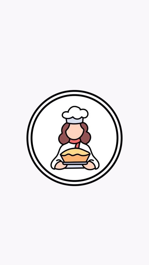 Highlights Icones Instagram, Logo For Bakery, Combo Emoji, Sunrise Logo, Bakery Icon, Photography Tea, Cooking Icon, Cake Icon, Baking Logo Design