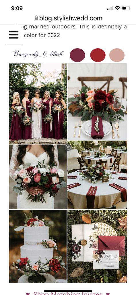 Winter Wedding Bouquet Eucalyptus, Cream Burgundy Wedding, Wine Red And Beige Wedding, Burgundy Neutral Wedding, Wedding Deep Red, Wine Red And Pink Wedding, October Wedding Burgundy, Wine And Blush Wedding Table Settings, Burgundy Colour Scheme Wedding