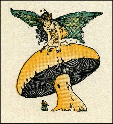 Fairy Illustration Vintage, Fairy Vintage Illustration, Old Fairy Illustration, Antique Fairy Illustrations, Trippy Fairy Art, Fairy Illustration, Deco Retro, Fairy Aesthetic, Vintage Fairies