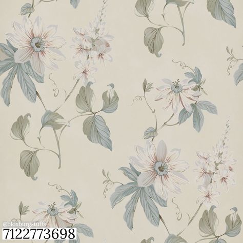 Bloxburg Beach House, Colefax And Fowler, House Decals, Family Decals, Bloxburg Decals Codes Wallpaper, House Decorating Ideas Apartments, Code Wallpaper, Floral Textile, Bloxburg Decals Codes