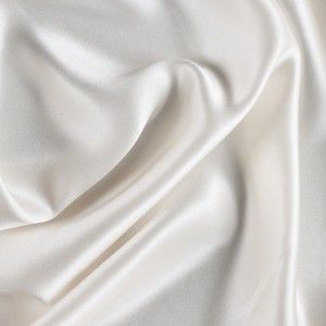 Antique White Silk Charmeuse