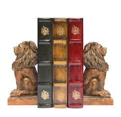 Beautiful Home Library, Lion Bookends, Decorative Bookends, Book Stands, Stand Tall, Reading Nook, Bookends, Furniture Decor, Abc