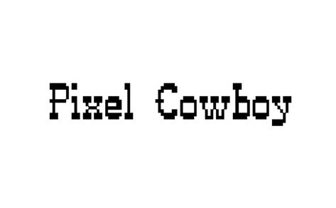 Pixel Cowboy Font Free Download - Fonts Monster Pixel Cowboy, Pixel Typography, Robot Font, Cowboy Font, Old Fonts, Pixel Font, Sans Serif Typeface, Character Map, Serif Typeface