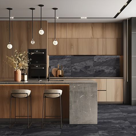 Recreate the beauty of natural black slate in premium Italian porcelain that’s simple to install and maintain. Printed using the latest high definition inkjet technology, these tiles feature a huge number of different patterns to minimise repetition and give a realistic varied appearance. The textured surface also has a good slip resistance, making these tiles suitable for use on wet room floors.  >Please note these are sold in boxes of 7 only. Black Kitchen With Wood Floor, Small Kitchen Black Floor, Kitchen With Black Flooring, Kitchen Ideas Black Floor, Black Marble Floor Kitchen, Black Slate Floor Kitchen, Black Tile Living Room, Black Tile Kitchen Floor, Black Floor Kitchen