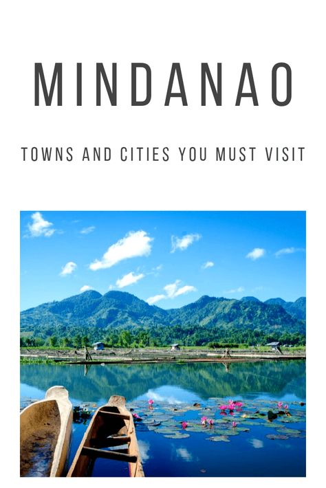 Mindanao is the land of promise; you can do trail hikes on mountains, swim and surf on the islands, take a bathe on gorgeous falls or enchanted rivers, and encounter animals, notably the Philippine Eagle, up-close and personal. There are countless of Mindanao Tourist Spots, and you’ll be amazed by how different they are from Luzon or Visayas. We’ll round up the 20 Best Towns and Cities that you must visit in Mindanao to add in your Philippines Bucket List. Beautiful Places In Mindanao, Mindanao Tourist Spot Brochure, Mindanao Brochure, Mindanao Travel Brochure, Mindanao Tourist Spot, Travel Brochure School Project, Philippines Bucket List, Cotabato City, Philippines Destinations