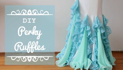 How to Sew a Curly Lettuce Hem with Fishing Line - SPARKLY BELLY Diy Circle Skirt, Diy Ruffle, Jellyfish Lamp, Skirt Diy, Mermaid Diy, Skirt Tutorial, Diy Skirt, Belly Dance Costume, Dance Skirt