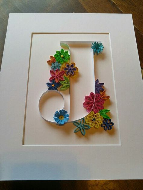 Monogram J Letter J Quilling, Name Quilling, Quilled Letters, Quilling Alphabet, Monogram J, Numbers Words, Quilling Letters, Paper Quilling Ideas, Crate Diy