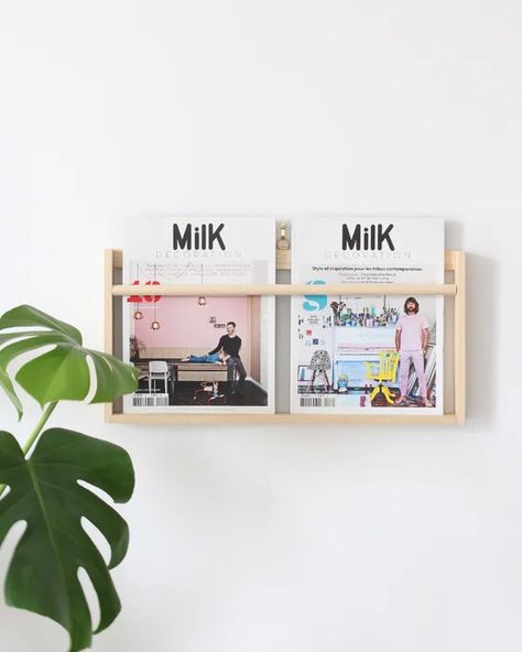 Diy Magazine Holder, Magazine Shelf, Magazine Holder, Diy Magazine, Diy Upcycle, Book Holders, Magazine Holders, Diy Shelves, Craft Blog