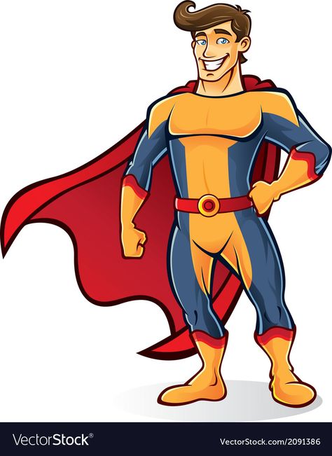 Tuft Superhero Royalty Free Vector Image - VectorStock Superhero Vector, Single Image, Free Vector Images, Superman, Iron Man, Png Images, Adobe Illustrator, Vector Free, Vector Images