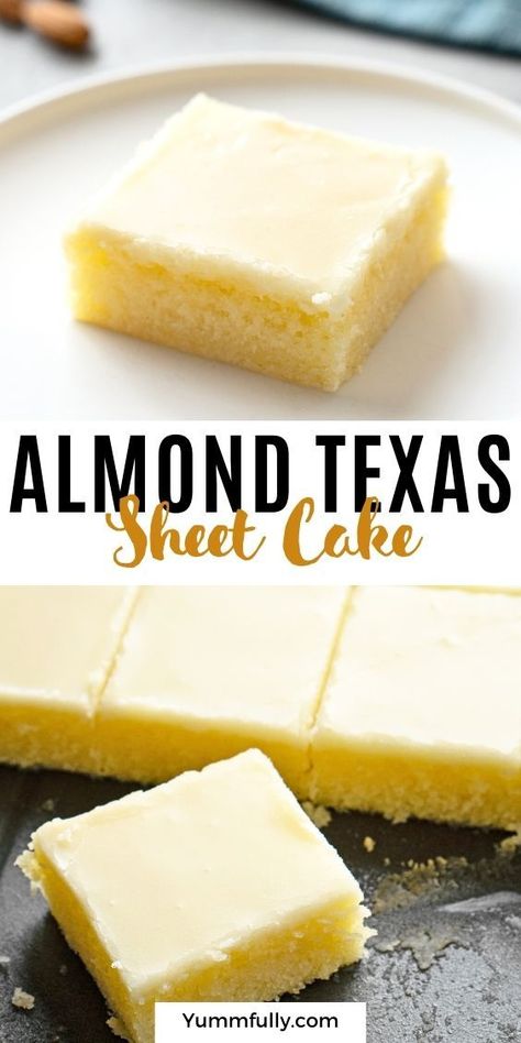 Try the irresistible sweetness of Almond Texas Sheet Cake, a delightful dessert that combines the rich flavors of almonds and a moist, tender cake. Click here for more mouthwatering recipes that will satisfy your sweet cravings. Almond Texas Sheet Cake, Almond Sheet Cake Recipe, Almond Sheet Cake, Texas Sheet Cake Cookies, Texas Sheet Cake Recipe, Almond Desserts, Almond Cake Recipe, Texas Sheet, Texas Sheet Cake