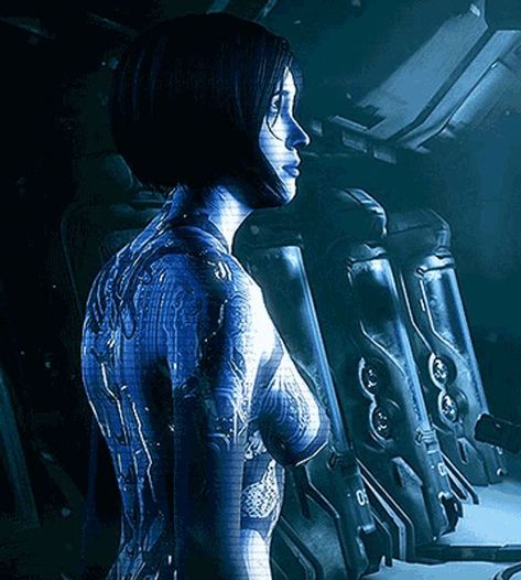 Gif of Cortana from Halo 4 Cortana Halo Aesthetic, Halo 4 Cortana, Cortana Cosplay, Halo Cortana, Halo 4 Didact, Meme Halo, Cortana Halo, Halo Backgrounds, Peanut Butter Jelly Time