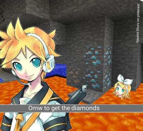 Kagamine Len
Len
Rin
Rinlen
Lenrin
Kagamine Rin
Minecraft
Vocaloids
Vocaloid memes
Vocaloid memes rin len
Minecraft memes
Diamonds Len Funny, Kagamine Len Memes, Len X Kaito, Len And Rin, Banana Song, Len Y Rin, Vocaloid Len, Kaai Yuki, Kagamine Twins