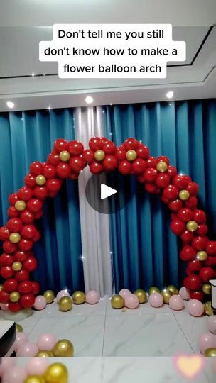 1M views · 13K reactions | flower balloons arch easy tutorial , Ctto! #diy #balloon #creativity #design #jezzaabella | Jezza Lyn Abella Reginaldo Simple Diy Balloon Arch, How To Make A Balloon Arch Diy Easy, Flower Balloon Arch, Diy Balloon Arch, Flower Balloons, Balloon Arch Diy, Balloons Arch, Balloon Ideas, Diy Balloon