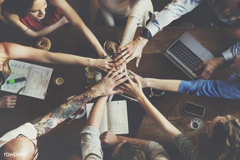 People are joining hands together as a teamwork | premium image by rawpixel.com Analysis Architecture, College Ad, Join Hands, Hands Together, Business Idea, Web Server, Model Release, Study Tips, Teamwork