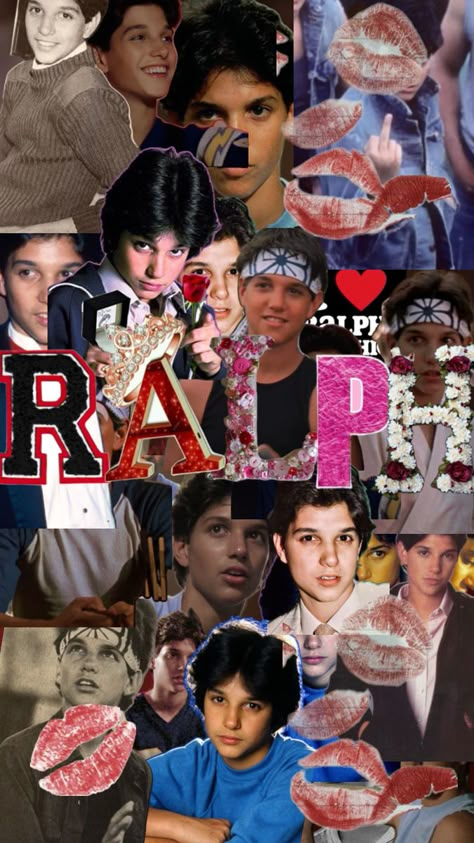 Ralph machio 80s Ralph Macchio Wallpaper Collage, 80s Aesthetic Wallpaper, Ralph Macchio The Outsiders, The Karate Kid 1984, 80s Actors, Cr7 Jr, Ralph Macchio, Cant Help Falling In Love, Cute Rappers