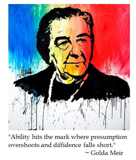 Golda Meir on ability Golda Meir, Ethel Merman, Most Famous Quotes, Old Cards, Daily Newspaper, American Icons, Inspirational Women, Famous Quotes, Powerful Women