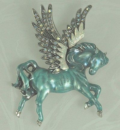 Kirks Folly Jewelry, Fairy Tale Jewelry, Pegasus Unicorn, Kirks Folly, Unicorn Horse, Horse Jewelry, Fairy Figurines, Animal Brooch, Fabulous Jewelry