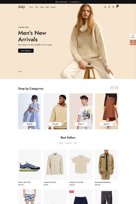 The "July" WordPress theme is a modern and versatile e-commerce theme designed for creating online stores and shops. E Commerce Website Design, Build A Website, Woo Commerce Wordpress, Ux Design Inspiration, Share Your Story, E Commerce Website, Ecommerce Website Design, Woocommerce Themes, Ecommerce Store