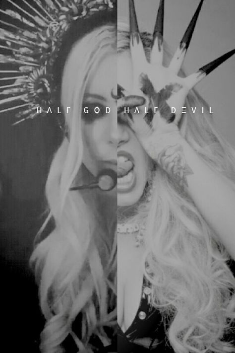 MaRiA BRiNk <3 HaLF GoD HaLF DEViL Looking Half A Corpse And Half A God, Half Good Half Evil, Half Bad And The Devil Himself, Maria Brink Wallpaper, Maria Brink Gif, Maria Brink, Hollywood Undead, Halestorm, The Pretty Reckless