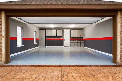 Garage Paint, Garage Workshop Plans, Garage Design Interior, Garage Workshop Organization, Garage Renovation, Ultimate Garage, Garage Style, Garage Remodel, Custom Garages