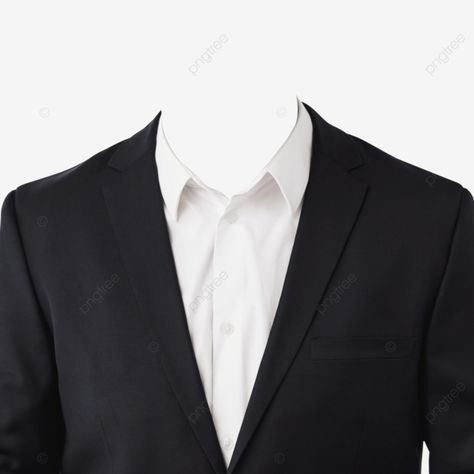 Suit With No Shirt, Suit Without Tie, Man Suit Photo, Suit Png, Id Template, Gentleman Suit, Black Blazer Men, Formal Attire For Men, Suit Pin