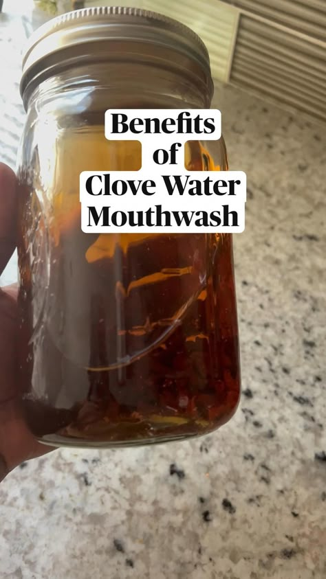 Clove Mouthwash Benefits, Amish Dewormer Recipe, Clove Water Mouthwash, Cloves Spiritual Benefits, Cloves For Teeth, Clove Mouthwash Diy, Herbs For Teeth, Slippery Elm Benefits Women, Clove Tea Benefits