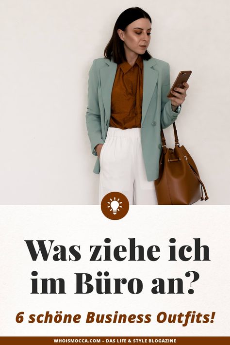 enthält unbeauftragte Werbung. Was ziehe ich im Büro an, Büro Outfits, Business Looks, Business Outfits, Business Outfits für Frauen, Lookbook Outfits, Outfit Ideen fürs Büro, Was ziehe ich morgen im Büro an, Office Outfits Blog, Modeblog, Styling Tipps, www.whoismocca.com #businessoutfit #lookbook #fashiondiary #closetdiary #alltagsoutfits #officelook #business #entrepreneur #karriere Business Street Style, Business Looks, Business Wardrobe, Casual Chic Outfits, Outfit Styles, Outfit Chic, Blogger Outfits, Office Outfits Women, Neue Outfits