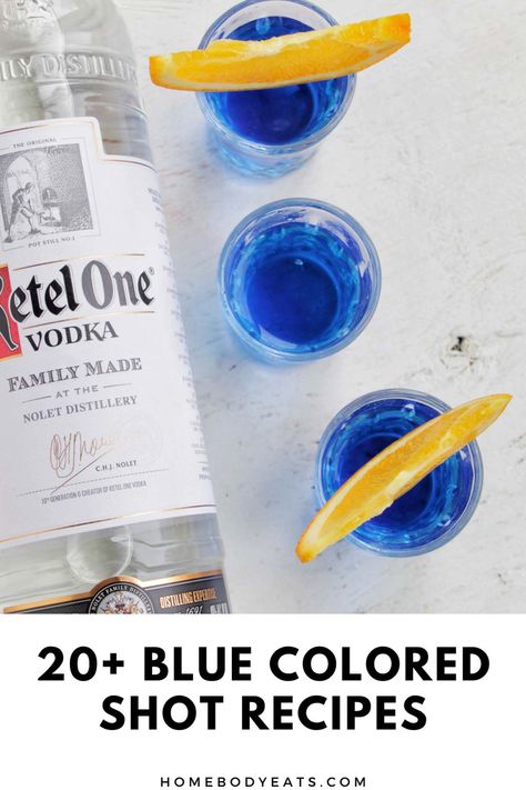 As a bartender, people are always asking me to come up with fun colored shots. These blue shots and shooter recipes have been so helpful to me. The recipes use various types of alcohol and liqueurs. I'm going to try to make some light blue shots for the winter season. I think my customers are going to love them! Blue Caraco Shots, Blue Alcohol Drink, Blue Shots Alcohol, Blue Shots Recipe, Submarine Party, Jolly Rancher Shot, Types Of Alcohol, Blue Jello Shots, Shooter Recipes