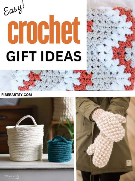 Crochet Gift Ideas - QUICK AND EASY GIFTS THAT EVEN BEGINNER CROCHETERS CAN MAKE FOR CHRISTMAS GIFTS, BIRTHDAY PRESENTS AND MORE Crochet Christmas Gifts For Women, Crochet Christmas Gifts For Coworkers, Quick Crochet Gift Ideas For Women, Crochet Christmas Present Ideas, Crochet Christmas Gifts Ideas, Crochet Gifts Free Patterns, Crocheted Gift Ideas, Crochet Christmas Presents, Crochet Gifts For Boyfriend