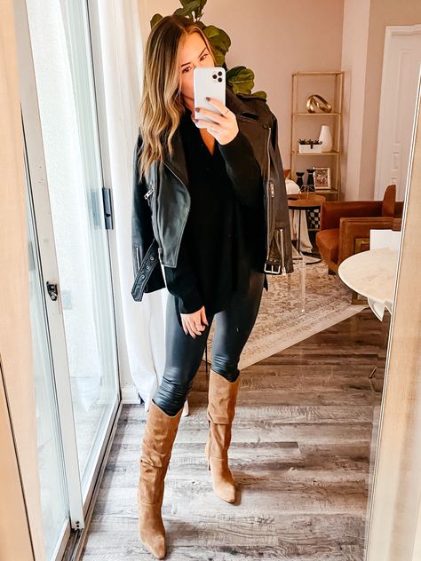 Tan Slouchy Boots Outfit, Slouchy Boots Outfit 2023, Slouch Boots Outfit, Slouchy Boots Outfit, How To Wear Heels, Slouchy Boots, Nice Outfits, Slouched Boots, Boots Outfit