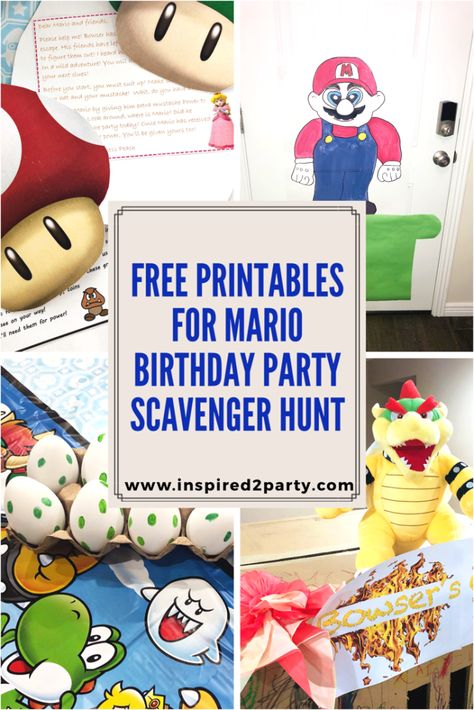 Super Mario Free, Mario Party Games, Mario Brothers Birthday Party, Mario Kart Party, Mario Bros Birthday Party Ideas, Mario Crafts, Nintendo Party, Super Mario Bros Birthday Party, Super Mario Bros Party