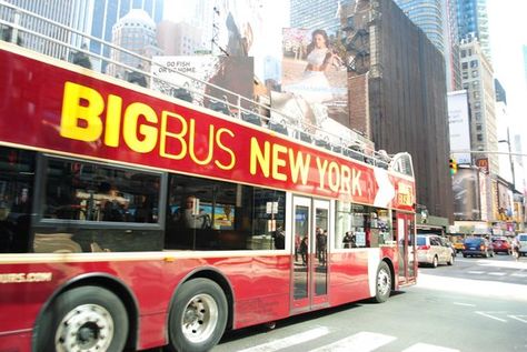 Nyc Sightseeing, Nyc Attractions, Big Bus, Big Red Bus, New York Attractions, Nyc Tours, Visit New York City, Sightseeing Bus, Bus Tour