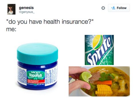 When you’ve mastered the home remedy: | 18 Health Insurance Tweets That Will Make You Laugh And Cry Dominicans Be Like, Mexican Funny Memes, Hispanic Jokes, Mexican Jokes, Life Insurance Facts, Mexican Memes, Spanish Jokes, Mexican Humor, Funny Spanish Memes