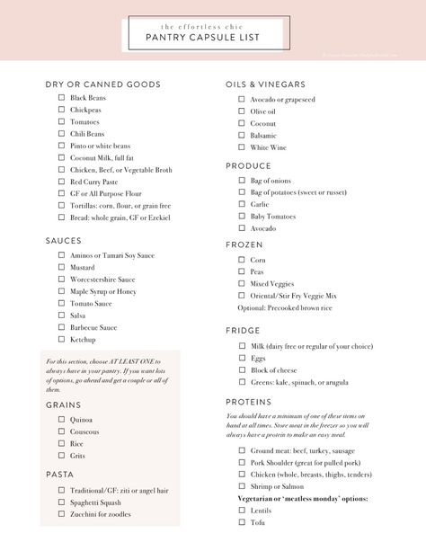 Pantry Zones, Capsule Pantry, Capsule Kitchen, Instagram Messages, Turmeric Chicken, Pantry List, Grocery Essentials, Instagram Message, Pantry Essentials