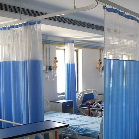 Zainab interiors is now offering you hospital curtains for your hospitals and clinics in a decent price Call or WhatsApp:03212388618 #zainabinterior #hospitalcurtains #hospital #curtains #curtainsdesign #curtainshop #interiordesign #interior #interiordesigner #interiordecor #interiorstyling #interiordesignideas #interiordesigning #karachi #pakistan Curtain Track System, Hospital Curtains, Cubicle Design, Hospital Interior, Curtain Rails, Hospital Interior Design, Cubicle Decor, Types Of Curtains, Curtain Track