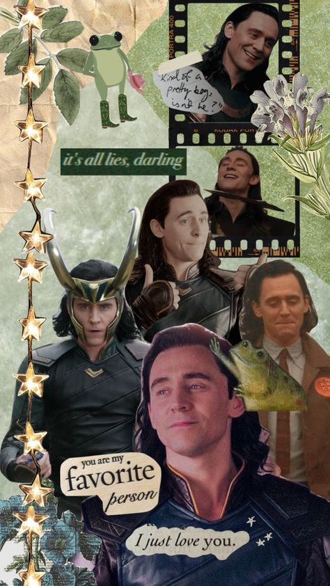 I have a thing for black cat men #loki #marvel #love #aesthetic #moodboard #collage #green #vintage #flowers #romantasize #greenmoodboard #shuffleart #frog #frogcore #lokilaufeyson Loki Collage, Loki Laufeyson Aesthetic, Elsa Pictures, Loki Wallpaper, Marvel Background, Loki God Of Mischief, Moodboard Collage, Loki Fanart, Thor Loki