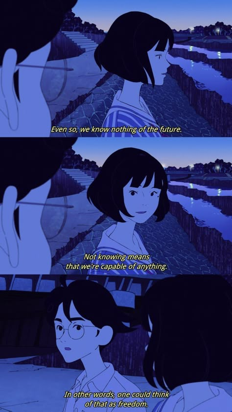 Akashi Tatami Galaxy, Ani Aesthetic, Tatami Galaxy, Japanese Animated Movies, Buch Design, Movies Quotes Scene, Manga Quotes, Animes To Watch, Anime Recommendations