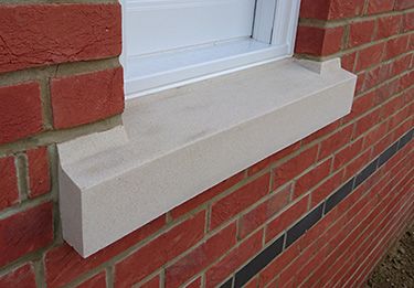 Standard Stone window Sill (Portland White) Stone Window Sill, Window Sills, Window Seal, Modern Windows, Cast Stone, Brickwork, New Home Designs, Mid Century House, White Stone