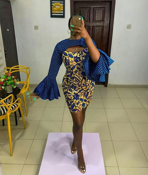 Ankara Dress Designs, Ankara Short Gown Styles, Ankara Short, Ankara Dress Styles, African Print Dress Ankara, African Print Clothing, Short African Dresses, Best African Dresses, African Fashion Skirts