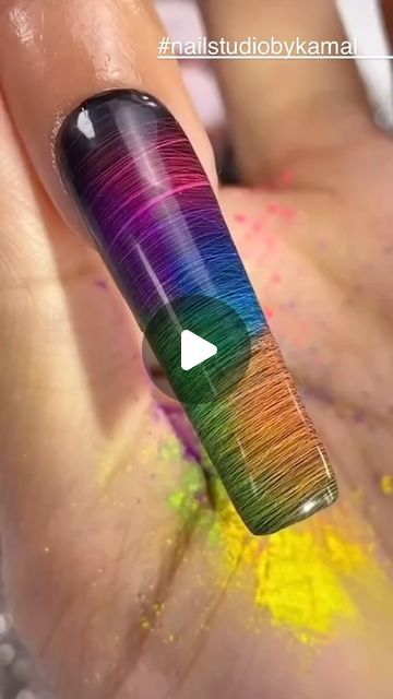 Pigment Nail Art Designs, Neon Pigment Nail Art, Pigment Powder Nails Designs, Neon Powder Nail Art, Pigment Powder Nails, Pigment Nails, Pigment Nail Art, Pigment Powder, Nail Studio