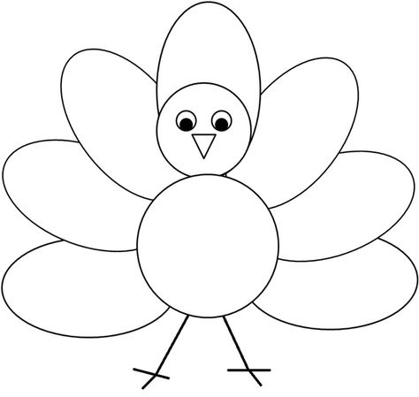 Coloring Or Decorating The Simple Turkey Clipart I Created Thanksgiving Turkey Drawing Easy, Draw A Turkey For Kids, Thanksgiving Activities Printable, Turkey Pictures For Kids, Turkey Drawing For Kids, Turkey Template Printable Free, Simple Turkey Drawing, November Drawings, Easy Turkey Drawing