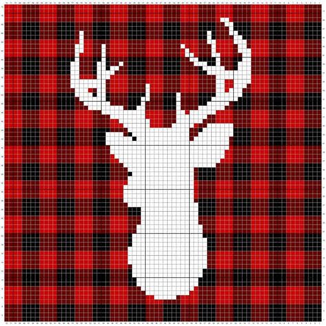 Deer Crochet, Art Au Crochet, Plaid Crochet, Crochet Deer, Diy Crochet Patterns, Crochet Hack, Graph Crochet, Crochet Pillow Cover, Crochet Pillow Pattern